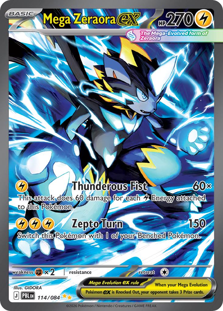 Mega Zeraora ex - 114/084 - Special Illustration Rare [me05-114] [Ultra]