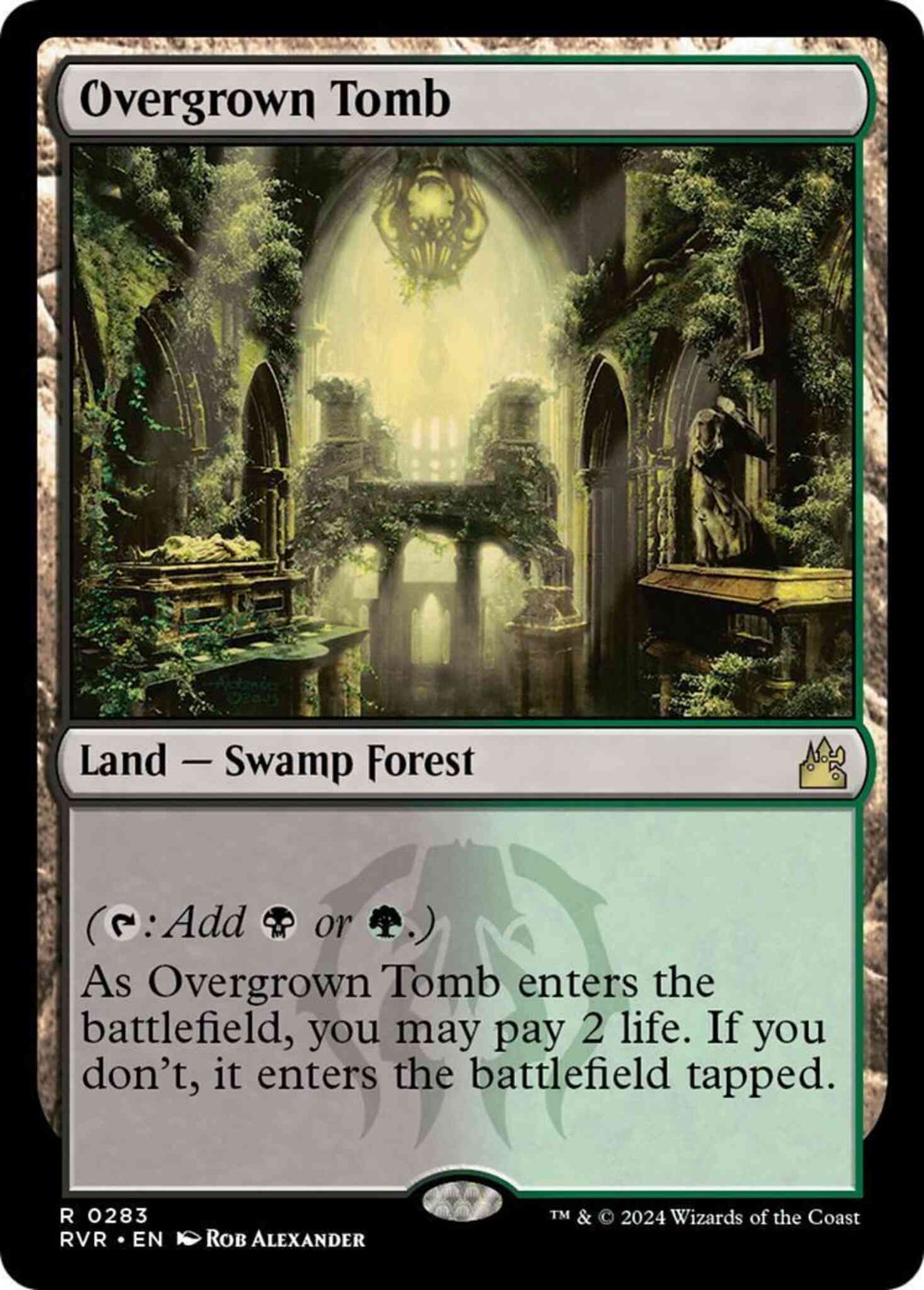 Overgrown Tomb [283] [Ravnica Remastered] [Non-Foil]