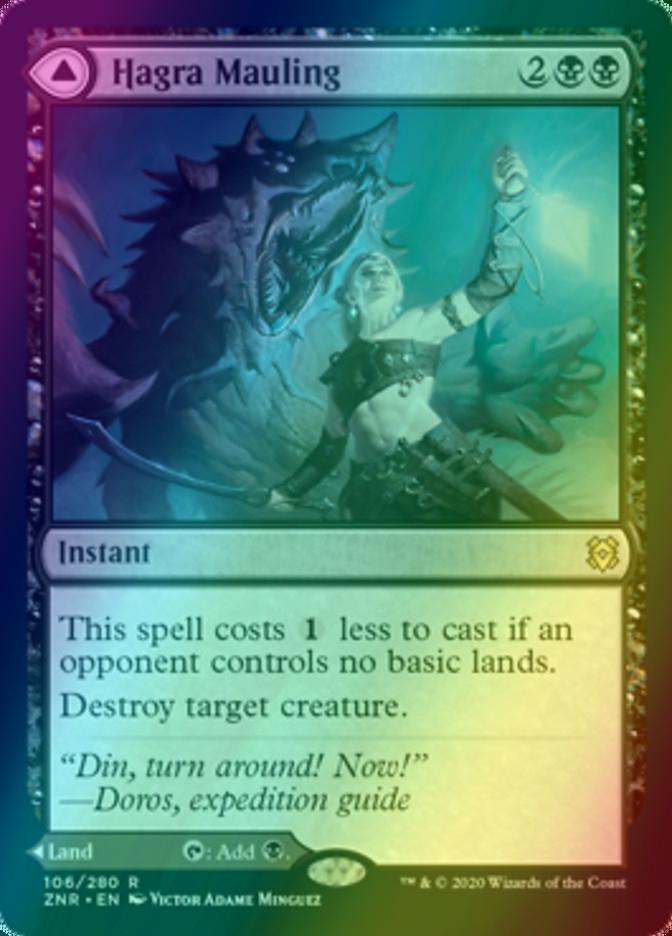 Hagra Mauling // Hagra Broodpit [106] [Zendikar Rising] [Foil]