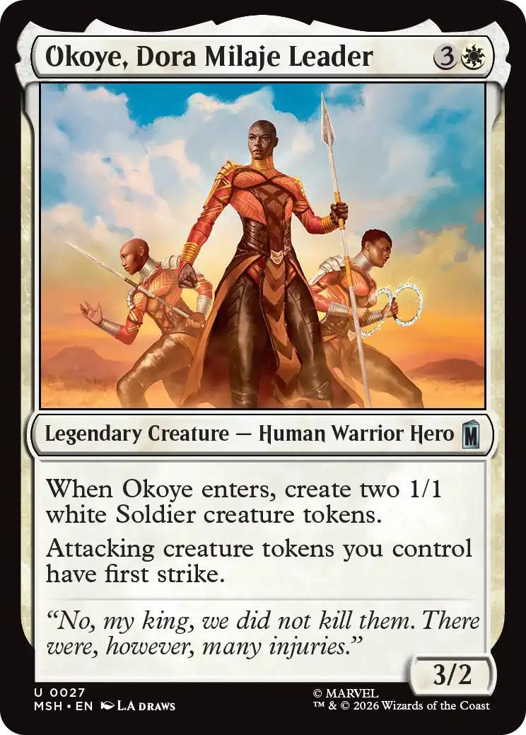 Okoye, Dora Milaje Leader [27] [Marvel Super Heroes] [Non-Foil]