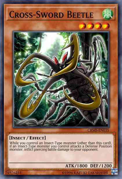 Cross-Sword Beetle - BP03-EN053 - Rare - 1st Edition