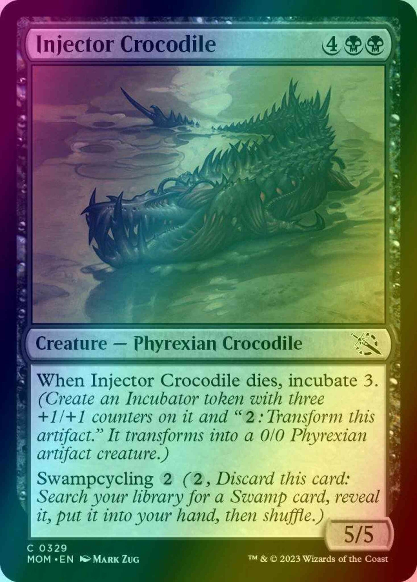 Injector Crocodile [329] [Jumpstart Exclusive] [March of the Machine] [Foil]