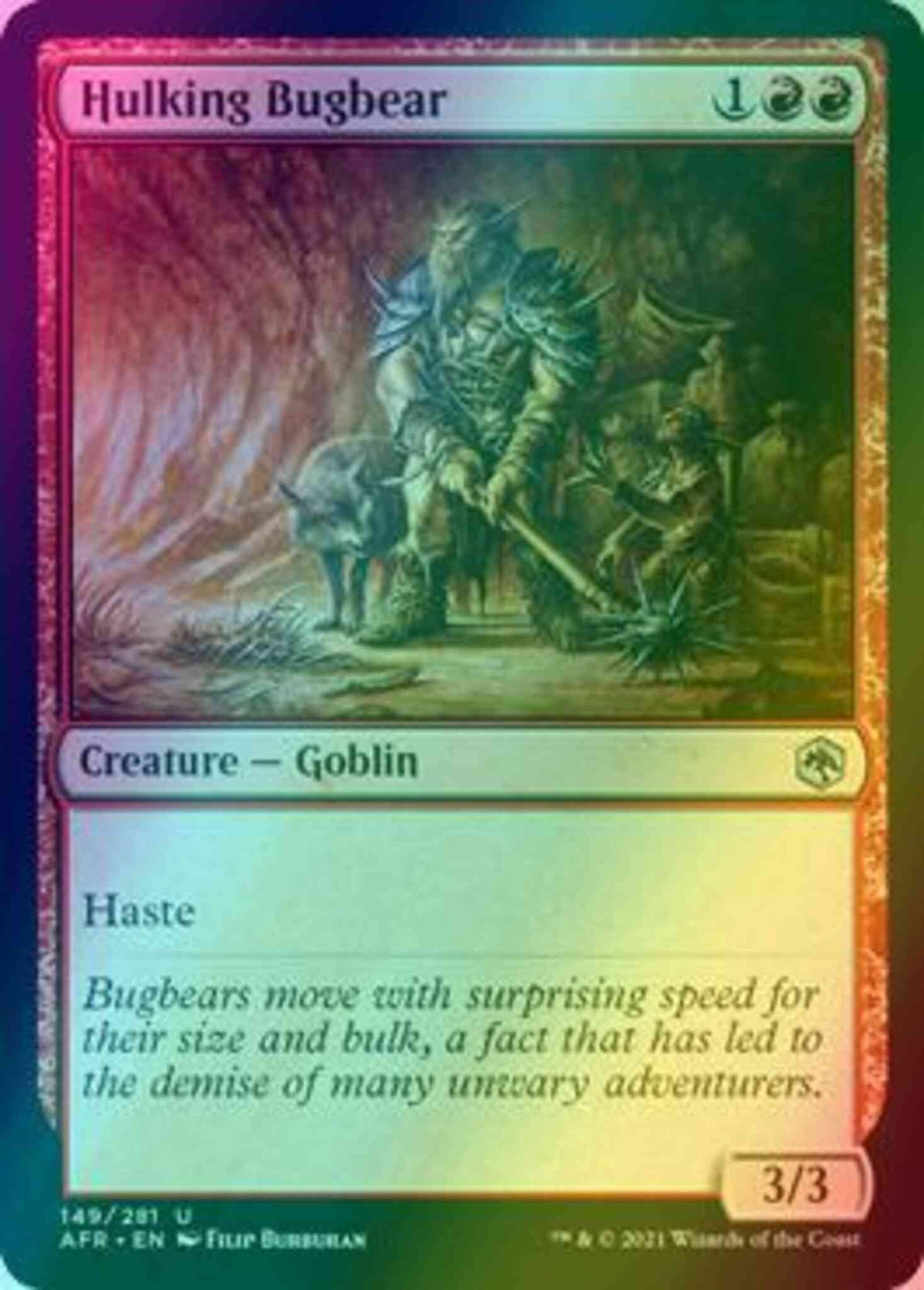 Hulking Bugbear [149] [Adventures in the Forgotten Realms] [Foil]