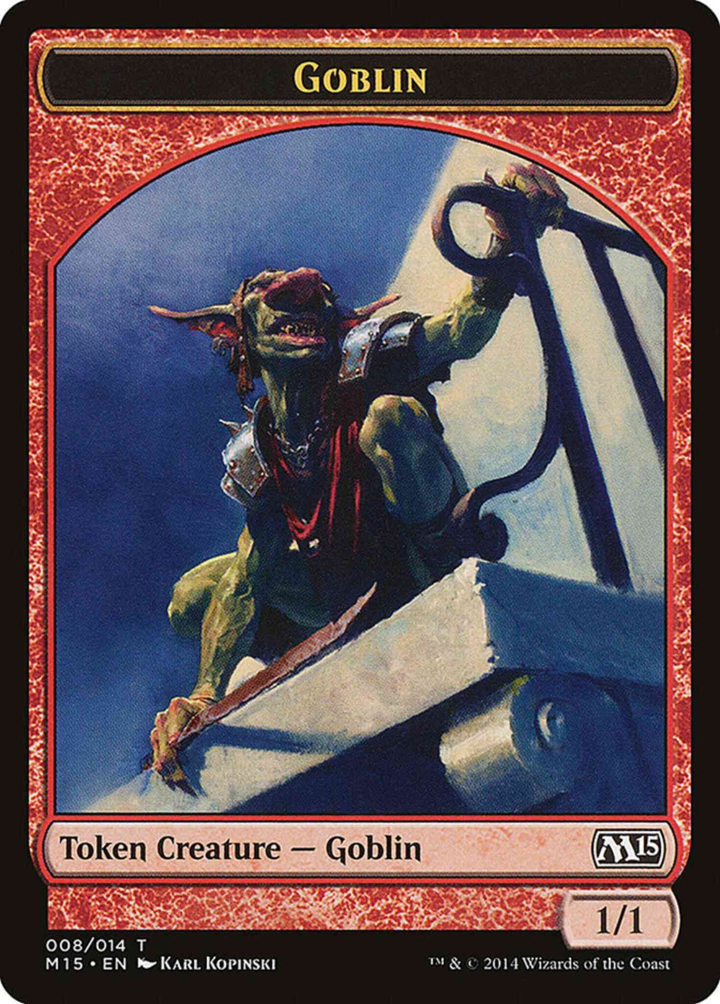 Goblin Token [08] [Magic 2015 Tokens] [Non-Foil]