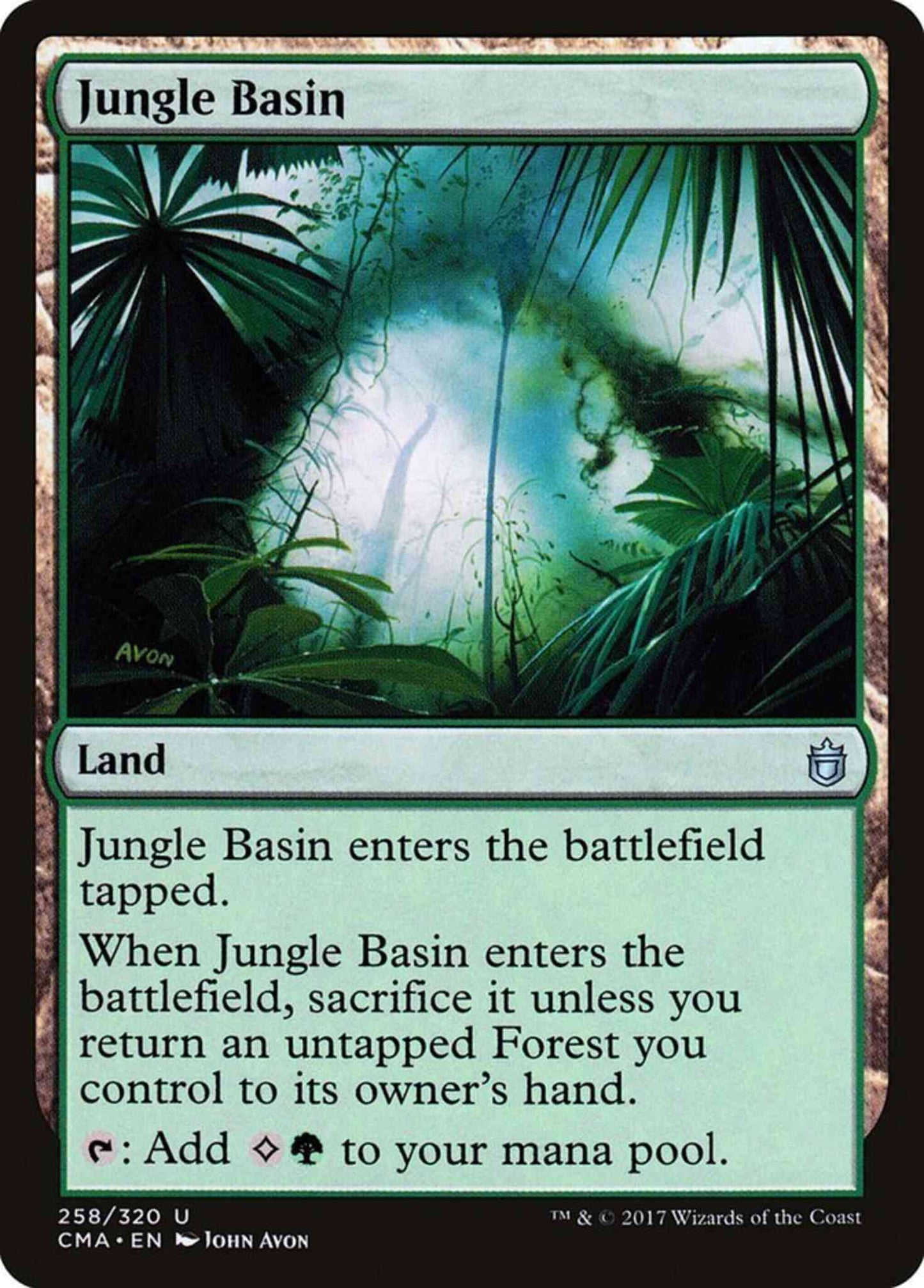 Jungle Basin [258] [Commander Anthology] [Non-Foil]