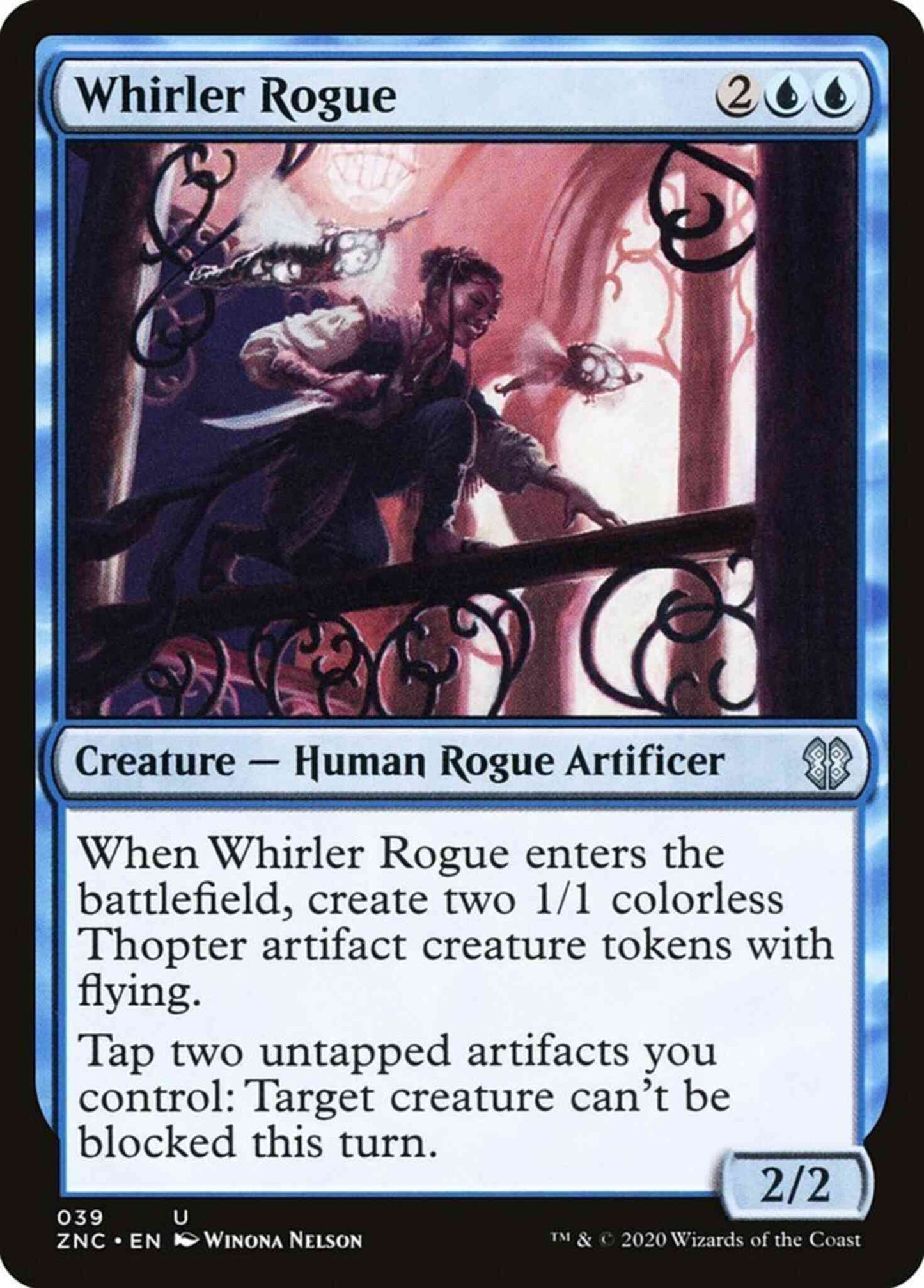 Whirler Rogue [39] [Zendikar Rising Commander] [Non-Foil]