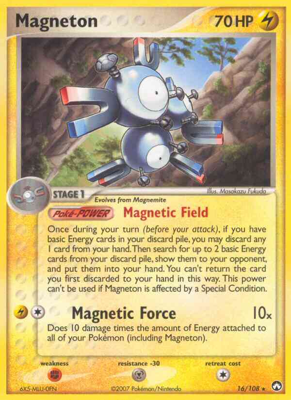 Magneton - 16/108 - Rare [ex16-16] [Reverse Holo]