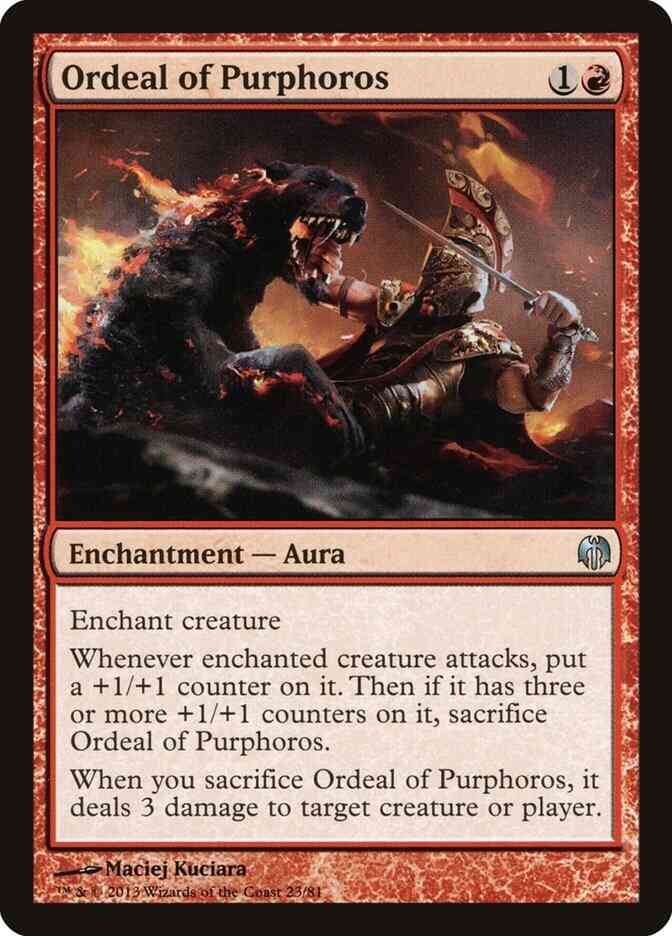 Ordeal of Purphoros [23] [Duel Decks Heroes vs Monsters] [Non-Foil]