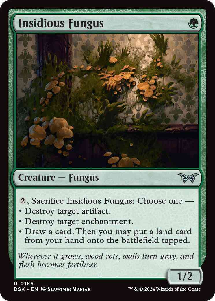 Insidious Fungus [186] [Duskmourn: House of Horror] [Foil]