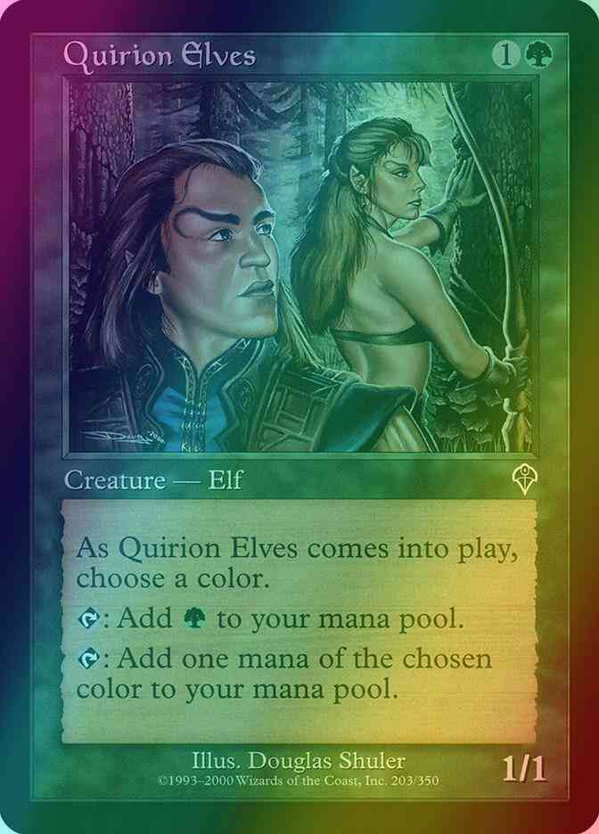 Quirion Elves [203] [Invasion] [Foil]
