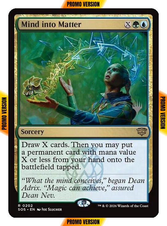 Mind into Matter [202p] [Promo Pack] [Secrets of Strixhaven Promos] [Non-Foil]
