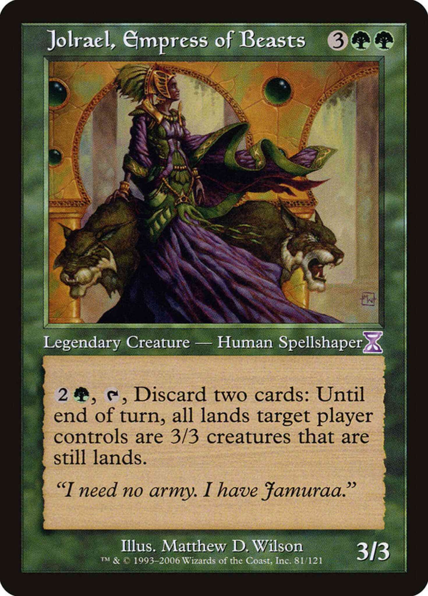 Jolrael, Empress of Beasts [81] [Time Spiral Timeshifted] [Non-Foil]