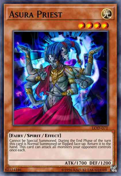 Asura Priest - LOD-071 - Super Rare - 1st Edition