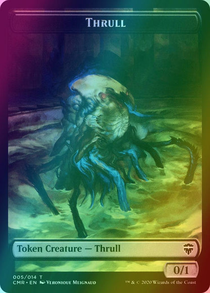 Golem Token (09) // Thrull Token (05) [Commander Legends Tokens] [Foil]