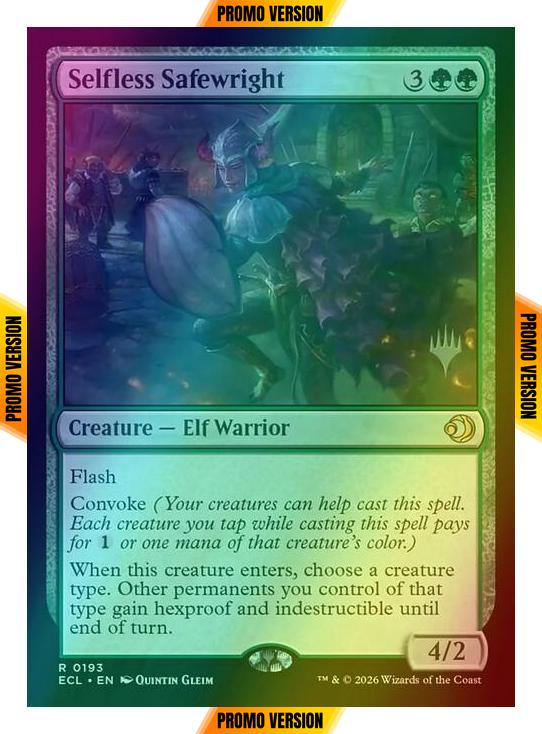 Selfless Safewright [193p] [Promo Pack] [Lorwyn Eclipsed: Promos] [Foil]