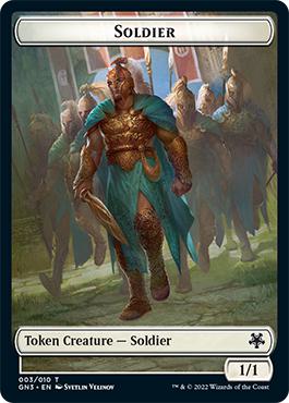 Drake Token (05) // Soldier Token (03) [Game Night: Free-for-All: Tokens] [Non-Foil]