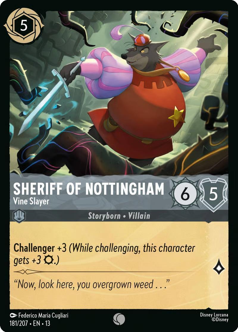 Sheriff of Nottingham - Vine Slayer - 181/204 [Attack of the Vine!] [Non-Foil]