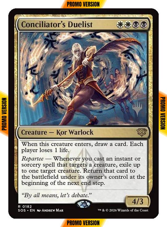 Conciliator's Duelist [182p] [Promo Pack] [Secrets of Strixhaven Promos] [Non-Foil]