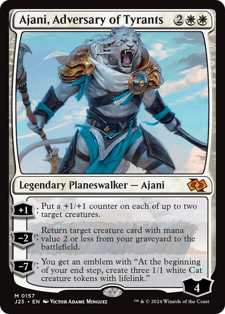 Ajani, Adversary of Tyrants [157] [Foundations: Jumpstart] [Non-Foil]