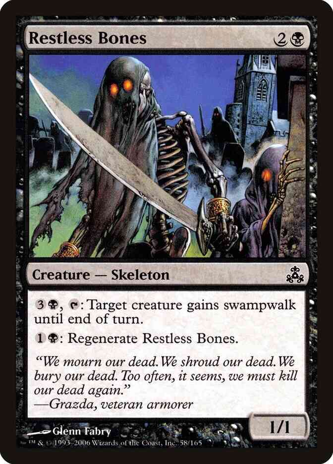 Restless Bones [58] [Guildpact] [Non-Foil]