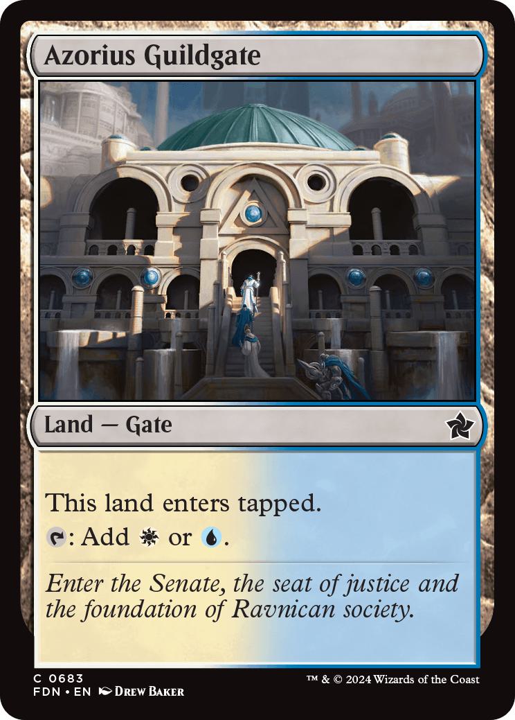Azorius Guildgate [683] [Foundations] [Non-Foil]