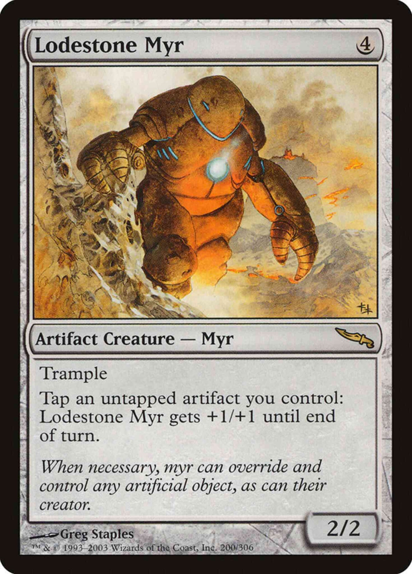 Lodestone Myr [200] [Mirrodin] [Non-Foil]