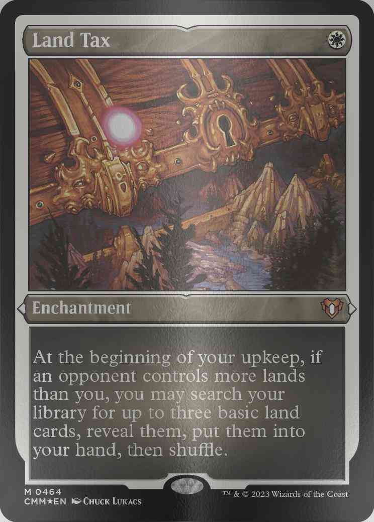 Land Tax [464] [Commander Masters] [Etched Foil]