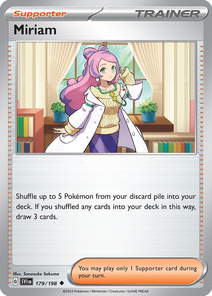 Miriam - 179/198 - Uncommon [sv01-179] [Non-Holo]