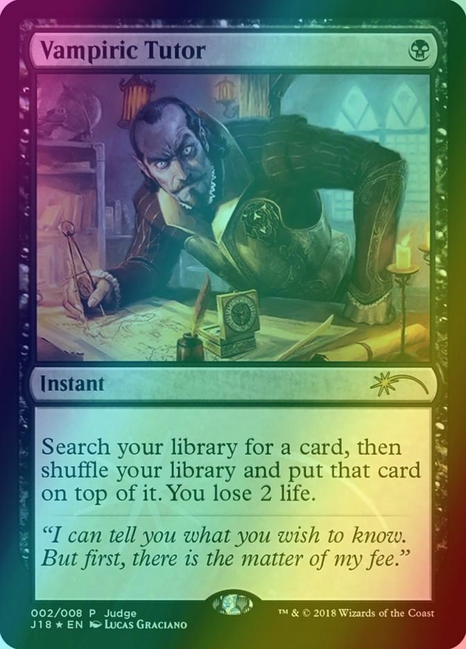 Vampiric Tutor [Judge Gift Cards 2018] [Foil]