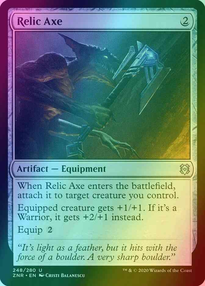 Relic Axe [248] [Zendikar Rising] [Foil]