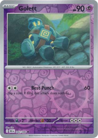 Golett - 042/086 - Common [sv105b-042] [Reverse Holo]