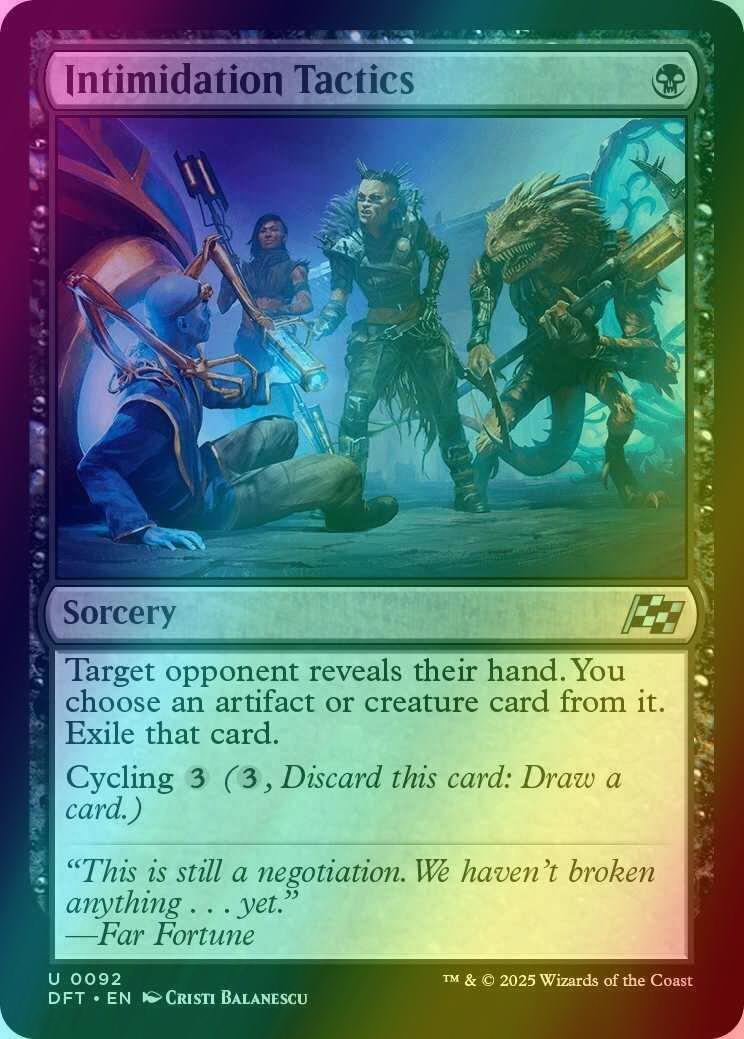 Intimidation Tactics [92] [Aetherdrift] [Foil]