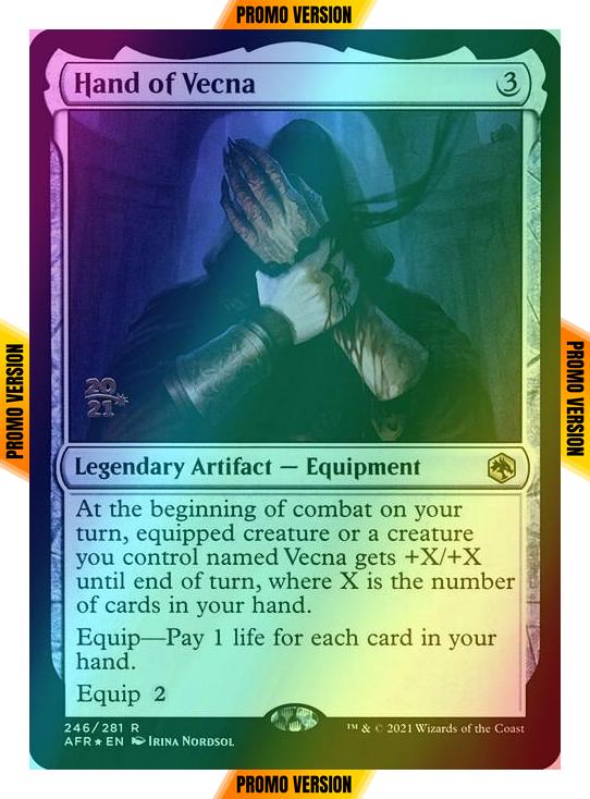 Hand of Vecna [Prerelease] [246s] [Adventures in the Forgotten Realms Promos] [Foil]
