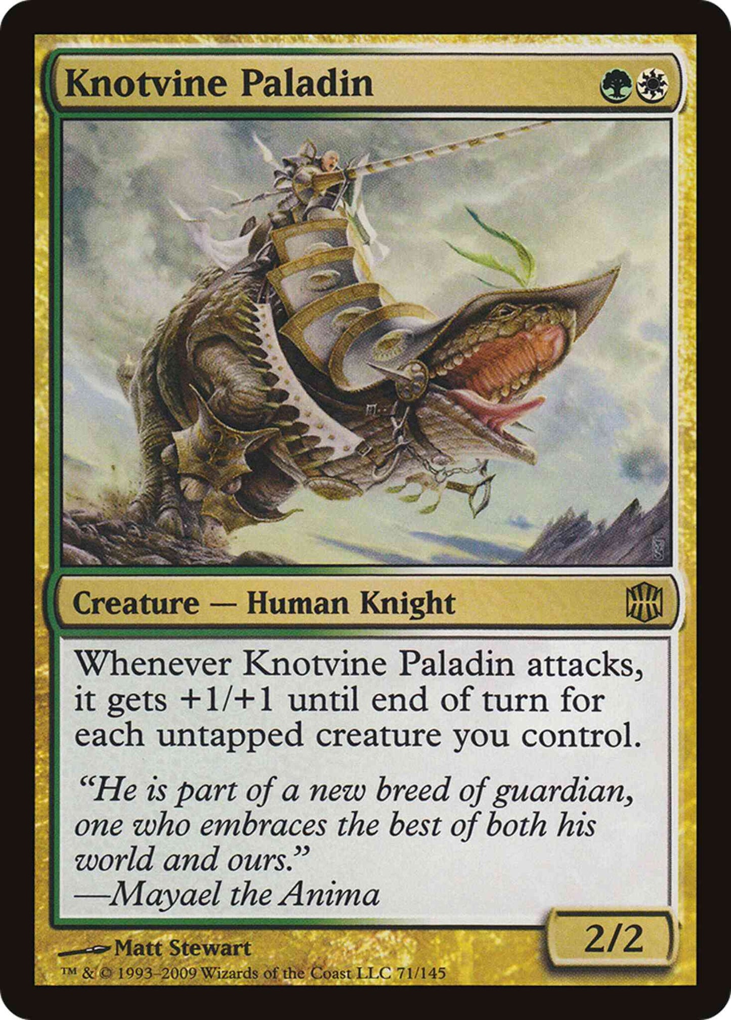 Knotvine Paladin [71] [Alara Reborn] [Non-Foil]
