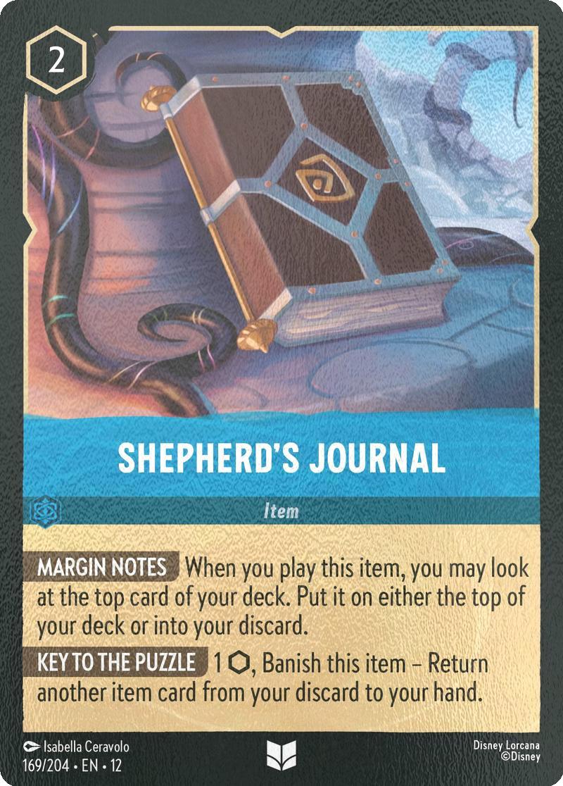 Shepherd's Journal - 169/204 [Wilds Unknown] [Cold Foil]