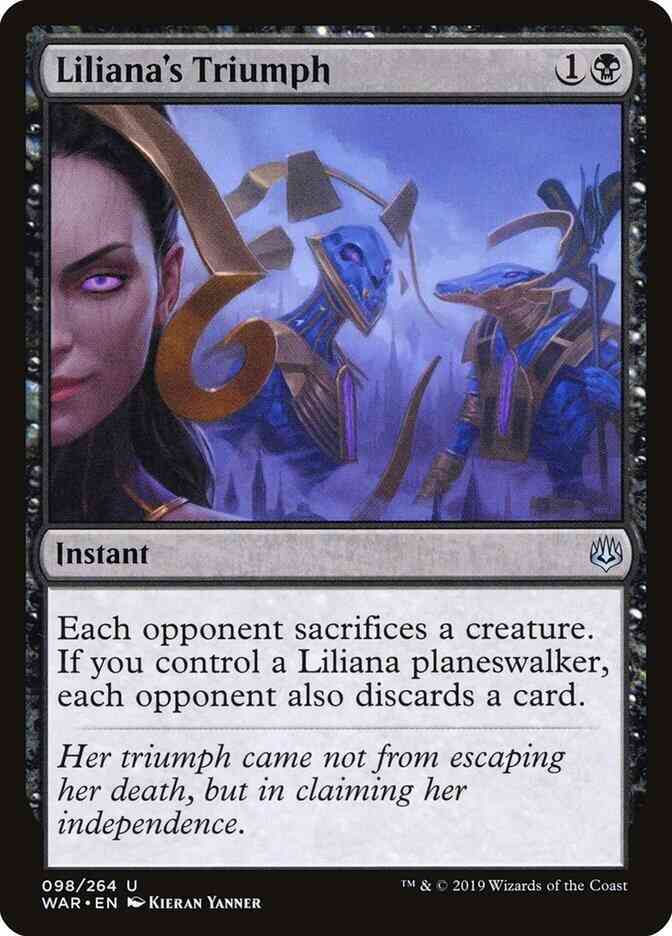 Liliana's Triumph [98] [War of the Spark] [Non-Foil]