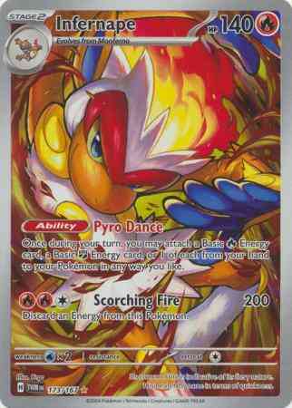 Infernape - 173/167 - Illustration Rare [sv06-173] [Ultra]
