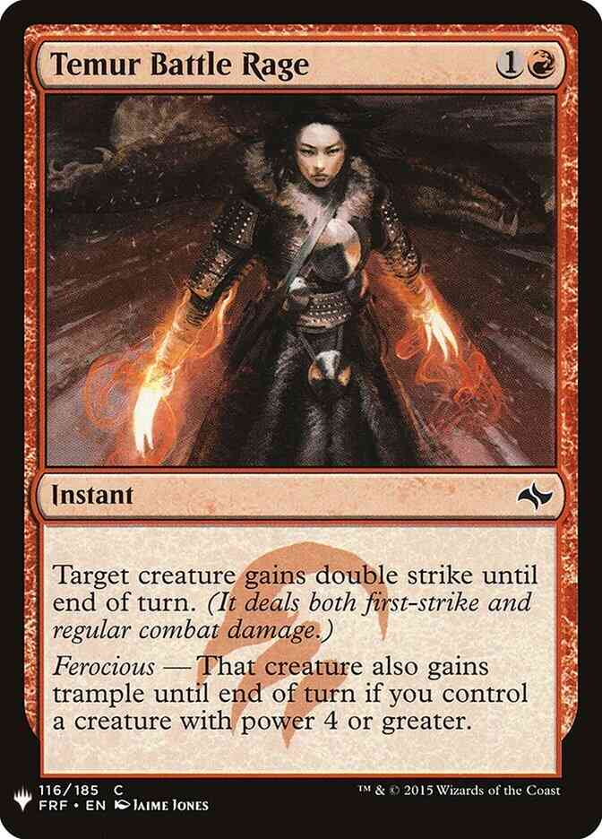 Temur Battle Rage [FRF-116] [The List] [Non-Foil]