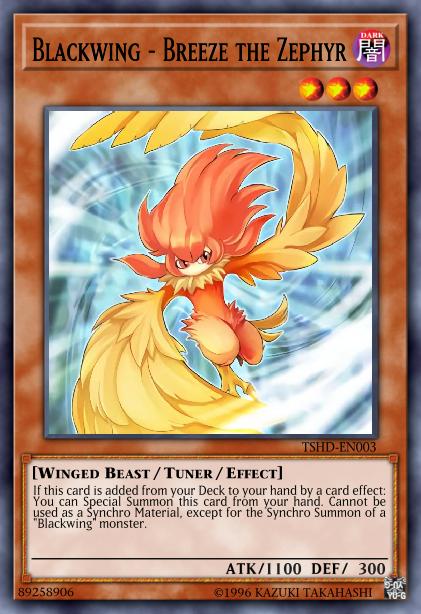 Blackwing - Breeze the Zephyr - TSHD-EN003 - Ultimate Rare - Unlimited