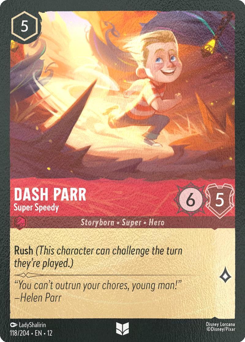 Dash Parr - Super Speedy - 118/204 [Wilds Unknown] [Cold Foil]