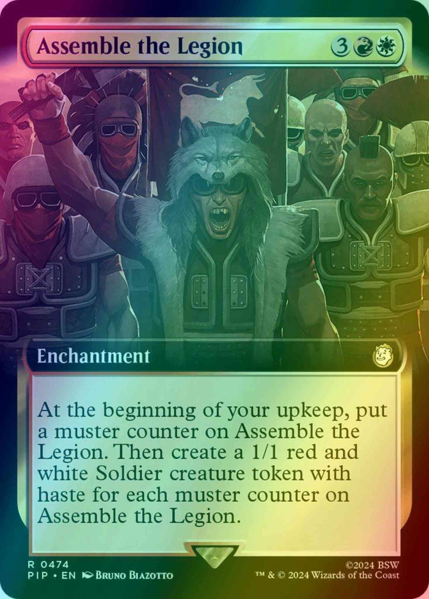 Assemble the Legion [474] [Extended Art] [Fallout] [Foil]