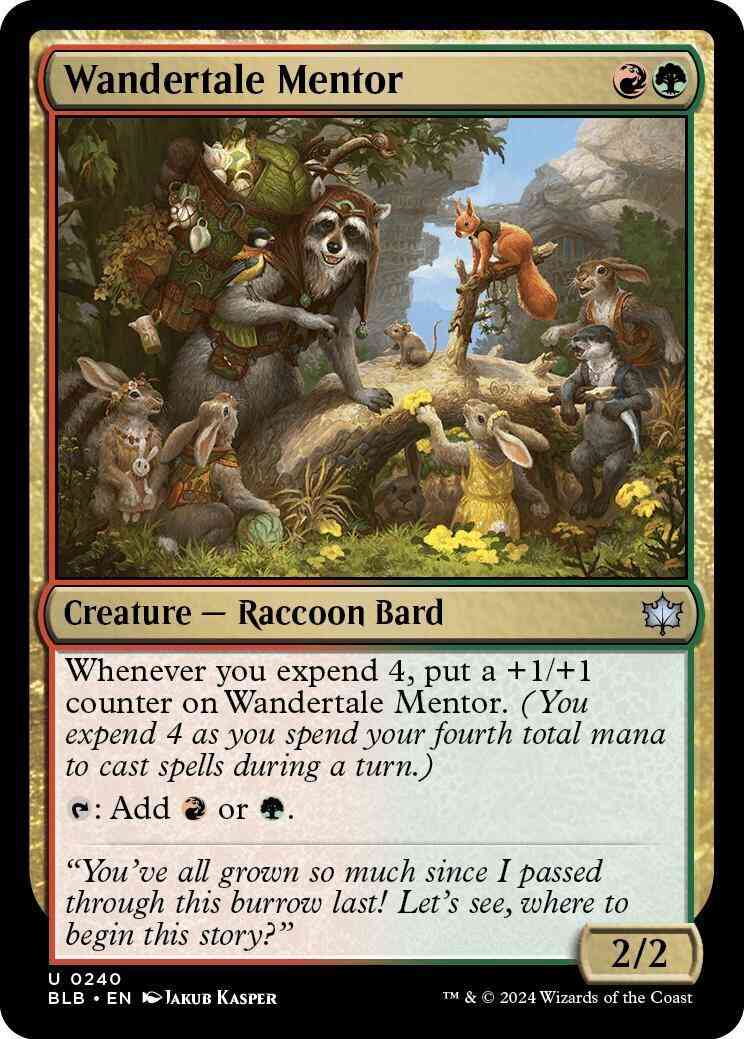 Wandertale Mentor [240] [Bloomburrow] [Non-Foil]