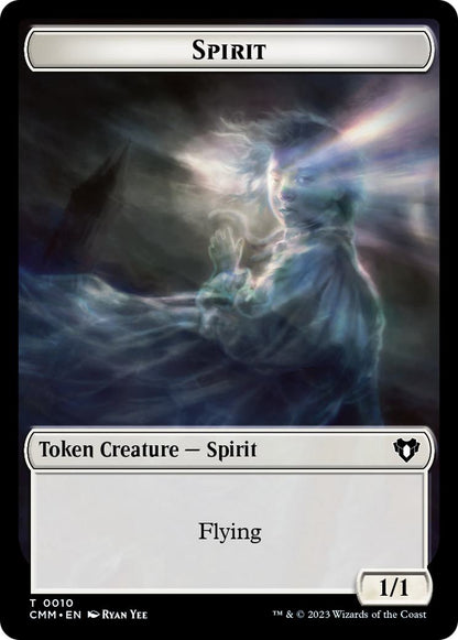 Drake Token (12) // Spirit Token (10) [Commander Masters: Tokens] [Non-Foil]