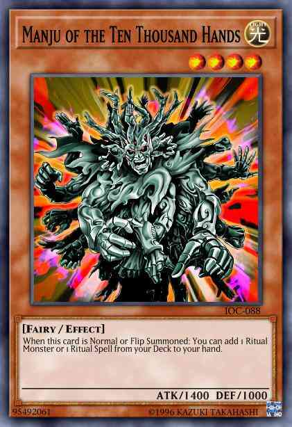 Manju of the Ten Thousand Hands - DT06-EN008 - Duel Terminal Normal Parallel Rare - Duel Terminal