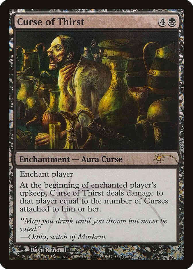 Curse of Thirst [81] [Wizards Play Network 2012] [Foil]