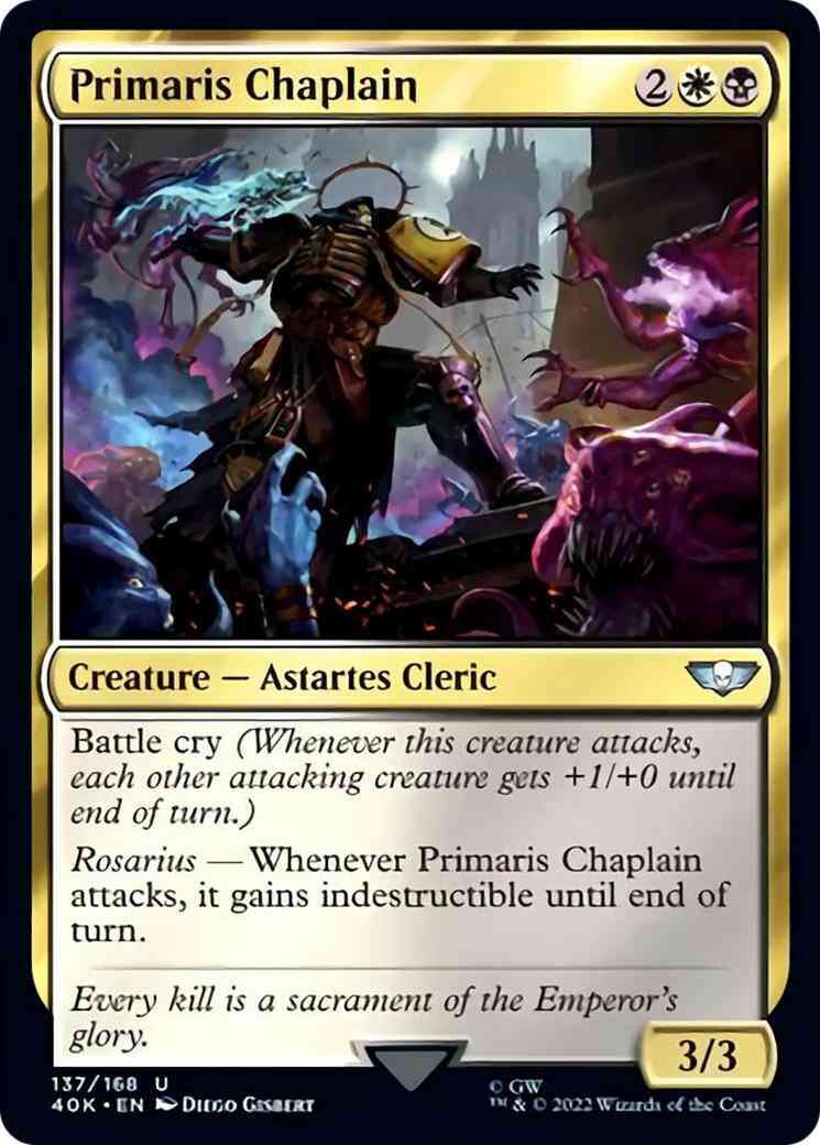 Primaris Chaplain [137] [Universes Beyond: Warhammer 40,000] [Non-Foil]