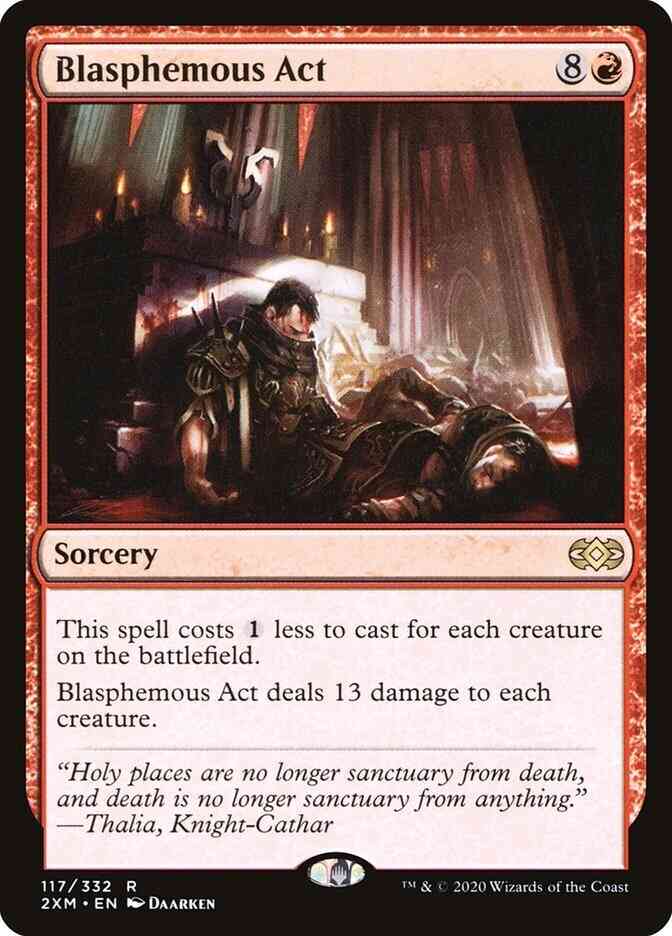Blasphemous Act [117] [Double Masters] [Non-Foil]