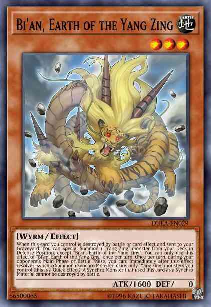 Bi'an, Earth of the Yang Zing - DUEA-EN029 - Super Rare - Unlimited