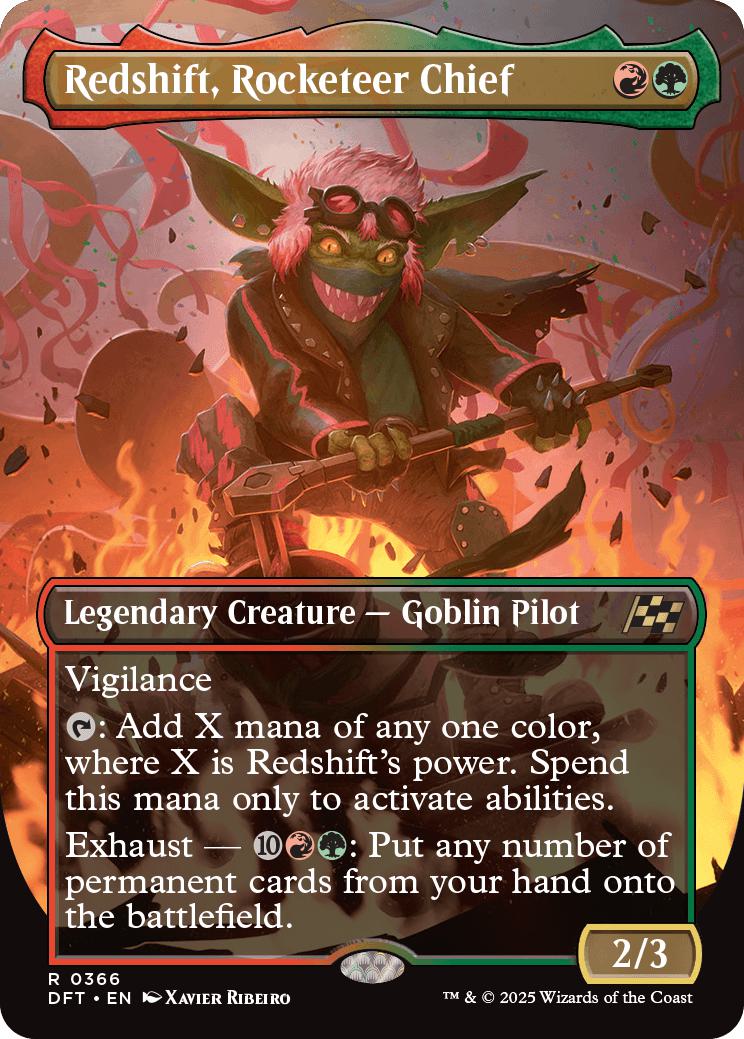 Redshift, Rocketeer Chief [366] [Borderless] [Aetherdrift] [Non-Foil]