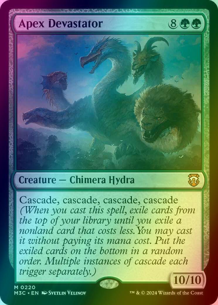 Apex Devastator [220] [Modern Horizons 3: Commander] [Ripple Foil]